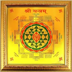 Shri Yantra Plated Yantra